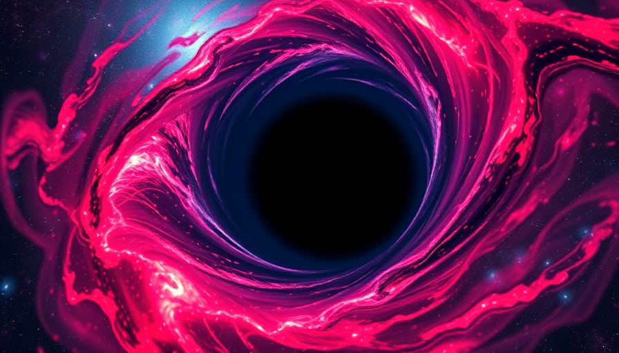 Vivid black hole depiction relating to Gravitationswellen Bestätigungen Hawking Einstein.