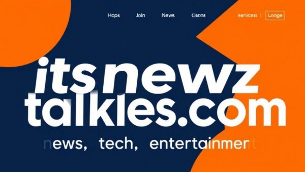 Bold banner of itsnewztalkies.com promoting news, tech, entertainment.