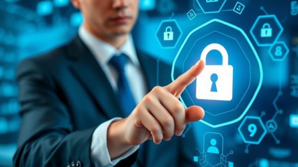 Link Safety Checker concept with digital lock interface.