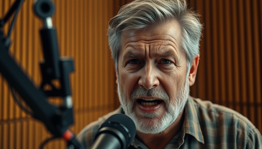 Middle-aged man discusses immune system role in studio talk.