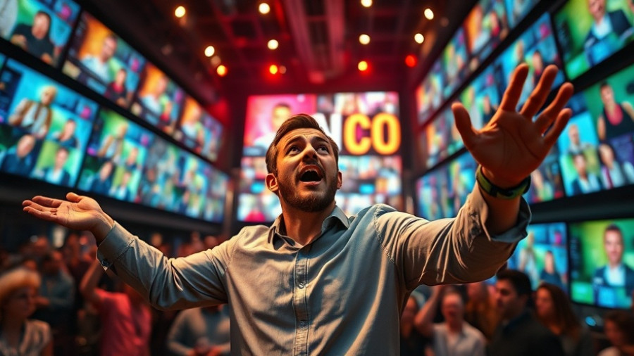 Tony Robbins Unleash the Power Within, virtual audience engagement, dynamic photo.