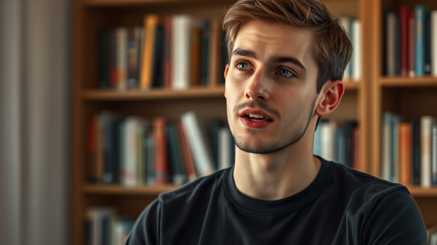 Man discussing lifestyle factors that increase odds of getting dementia.