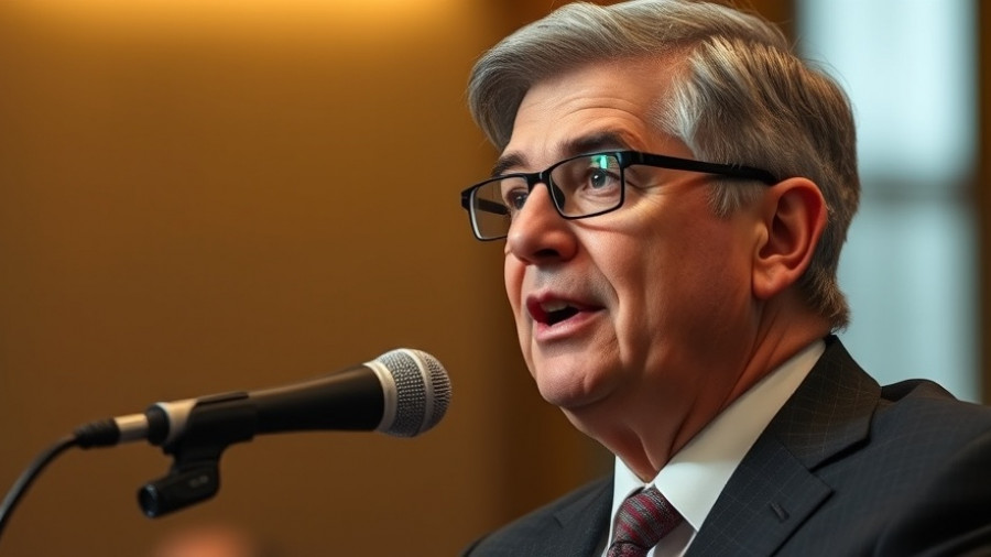 Mature man speaking about Vitamin C for hair, skin, and gut health.