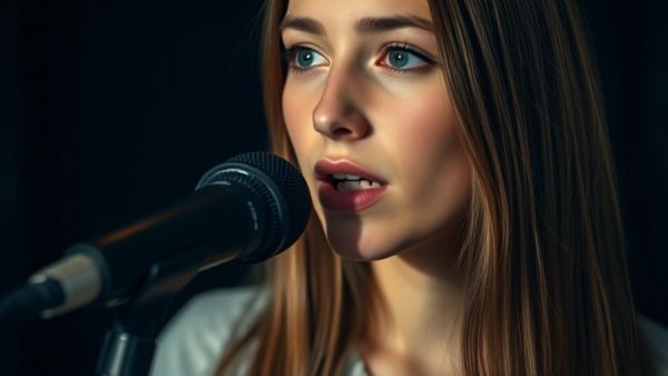 Young woman speaking about the best sulforaphane supplement.