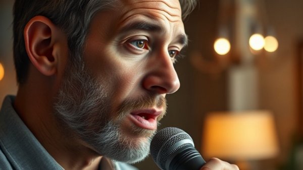 Man discussing worsening pregnancy outcomes in an interview.