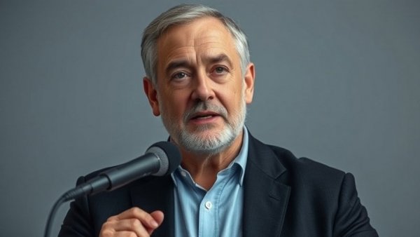 Man discussing natural drink to support liver health.