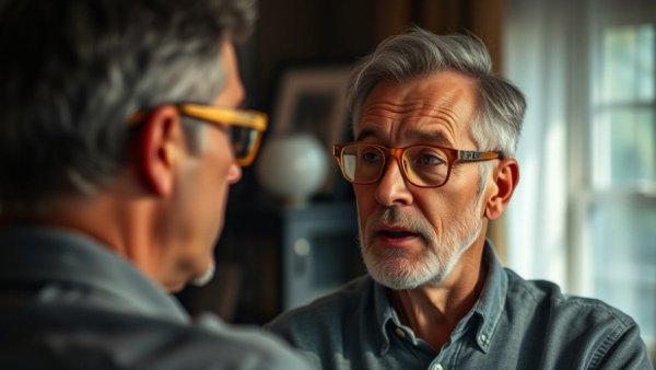 Middle-aged man discussing ways to hack your sex drive in a podcast setting.