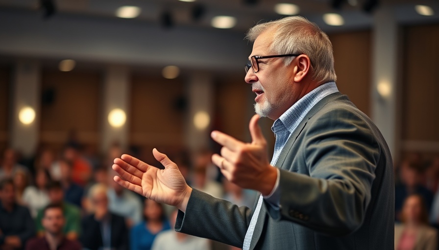 A man presents a 3 step process that will change your life.