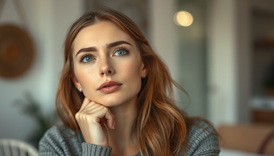 Young woman discussing Omega-3 supplements vs fish in soft indoor setting.