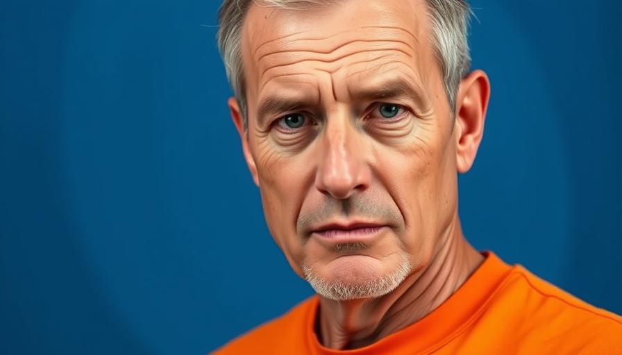 Middle-aged man serious expression, most dangerous sign of magnesium deficiency video.