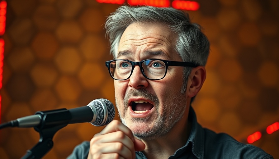 Middle-aged man with glasses speaks energetically about pure consciousness.
