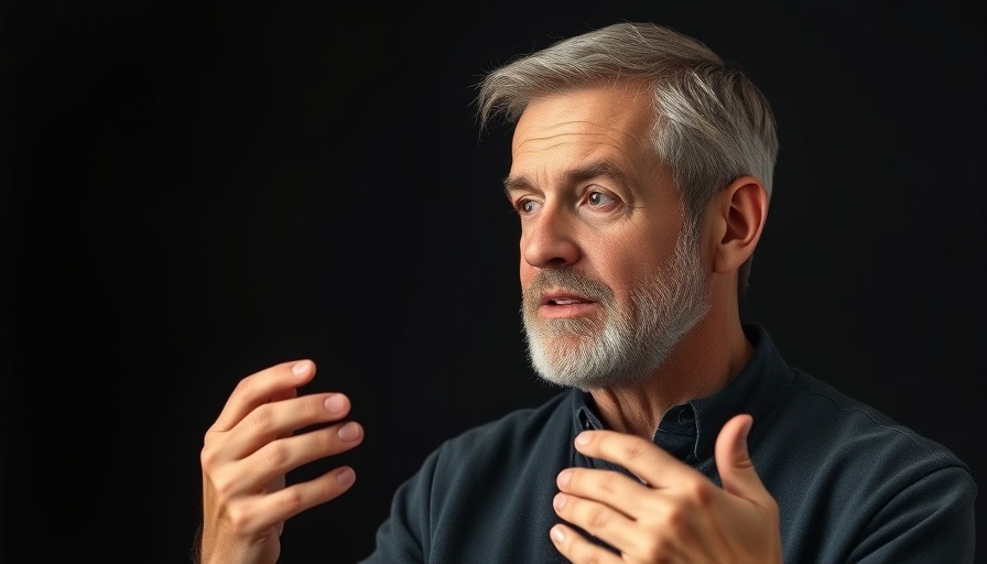 Thoughtful middle-aged man discussing the best teeth whitening formula.