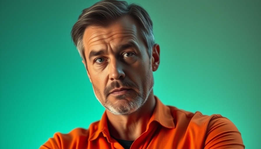 Mature man addressing camera, discussing warning signs of parasites.