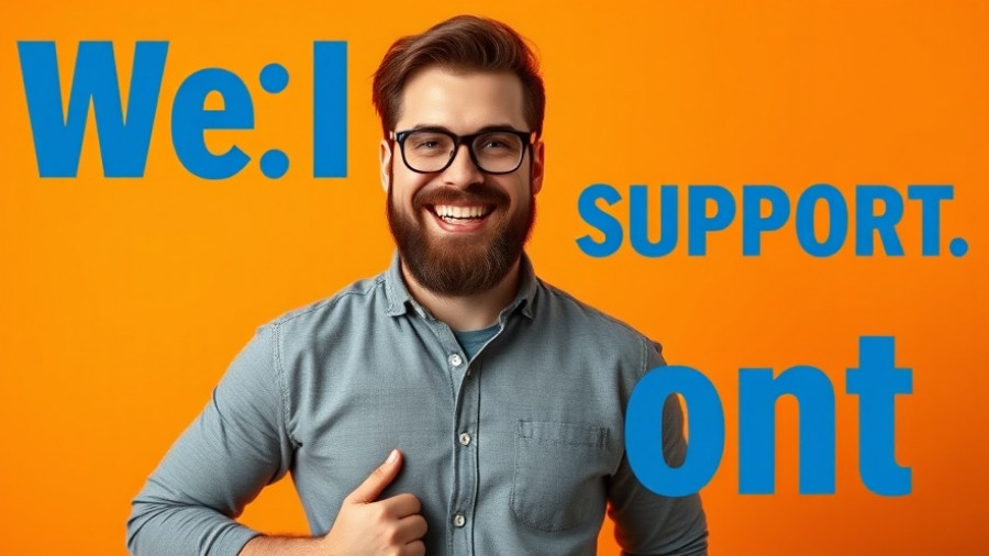 Confident man smiling to overcome fear of weight loss surgery.