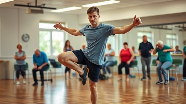 Exercise class to manage chronic back pain without surgery.