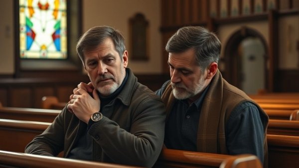 Becoming a Godly husband through support and prayer in a church setting.