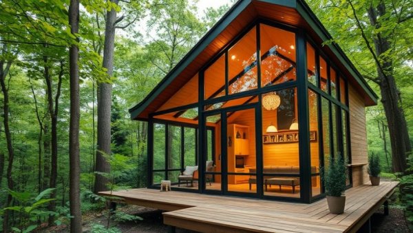 Tiny House Magazine 13th Anniversary cover featuring a modern tiny house.