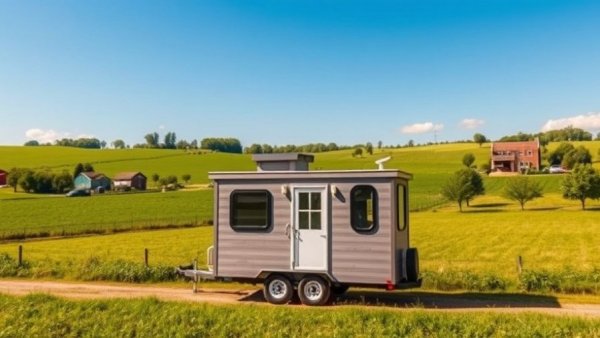 Modern tiny home in scenic countryside for tiny homes discussions.