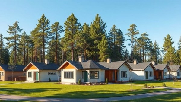 Tiny Homes on Navaho Jacksonville community view