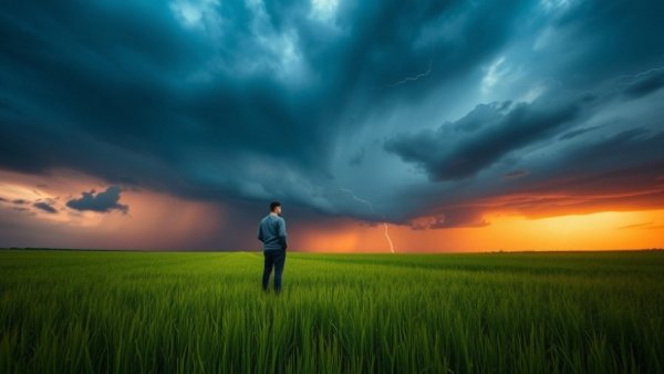 Managing stress after deployment under a stormy sky