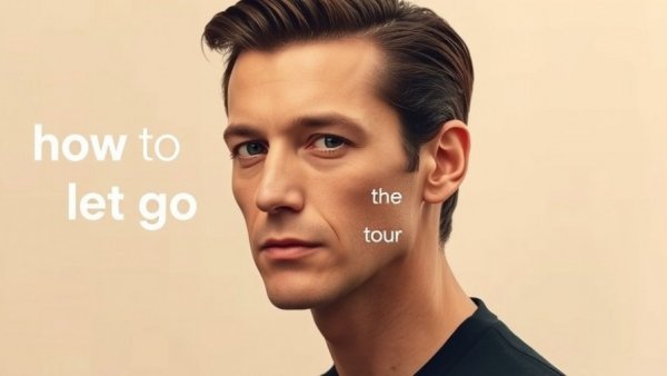 How to Let Go Tour poster with portrait and title text.