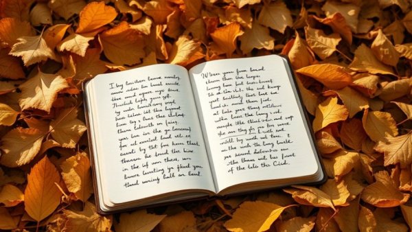Open journal on autumn leaves explores how to start journaling.