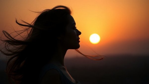 Silhouetted woman during sunset for August 2-8, 2026 horoscope