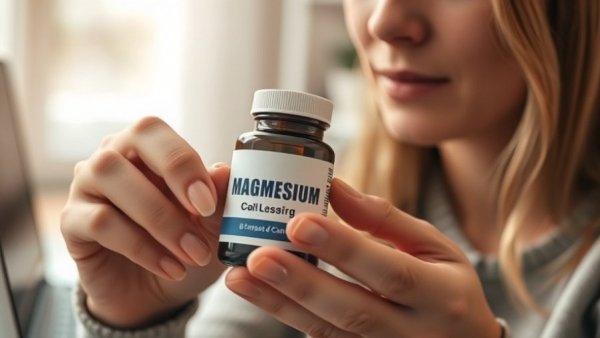 Person holding magnesium capsules, highlighting Biogena 7 Salt Magnesium Complex benefits.
