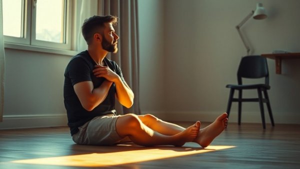 Contemplative scene reflecting emotional wellness for military families
