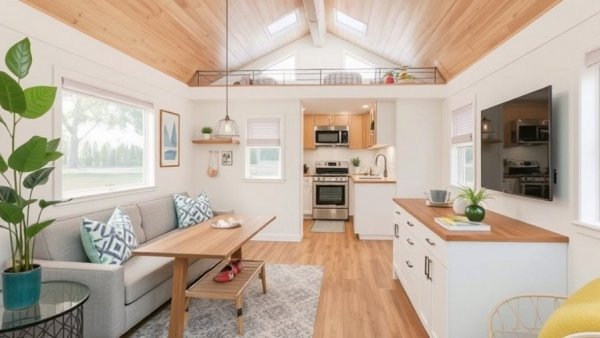 The Redesigned Ventura: Mint’s 400 Sq. Ft. Park Model with Two Lofts