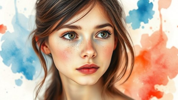 Vivid watercolor art symbolizing the power of acceptance for military wives.