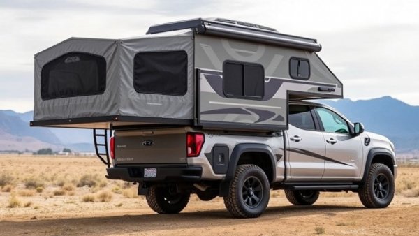 OEV Back Country 6.85′: An All-Composite Slide-In Pop-Up Truck Camper