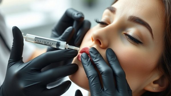 Woman receiving cosmetic treatment in a med spa, vet a med spa online.