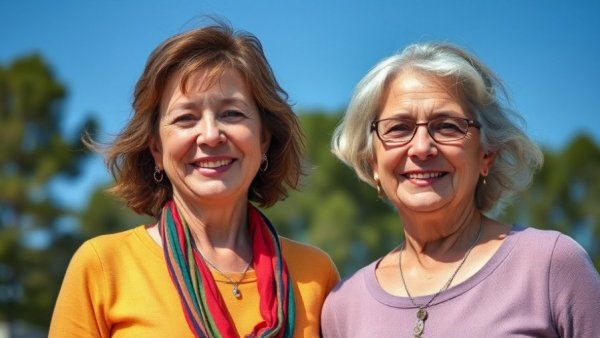 Two women smiling outdoors, military spouse careers inspiration.