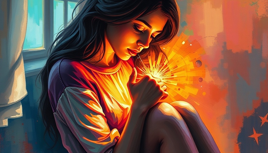 Emotional wellness after divorce: Woman bathed in warm light.