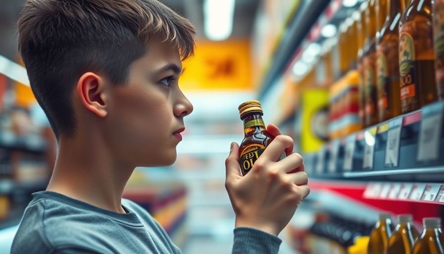 Person selecting seed oil in supermarket aisle, pondering if seed oil is bad for you.