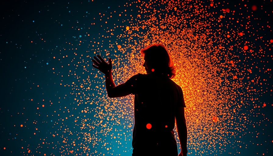 Emotional connection in a cosmic scene, highlighting emotional wellness in dating.