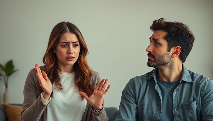 Parenting Styles Conflict: Couple arguing passionately indoors.