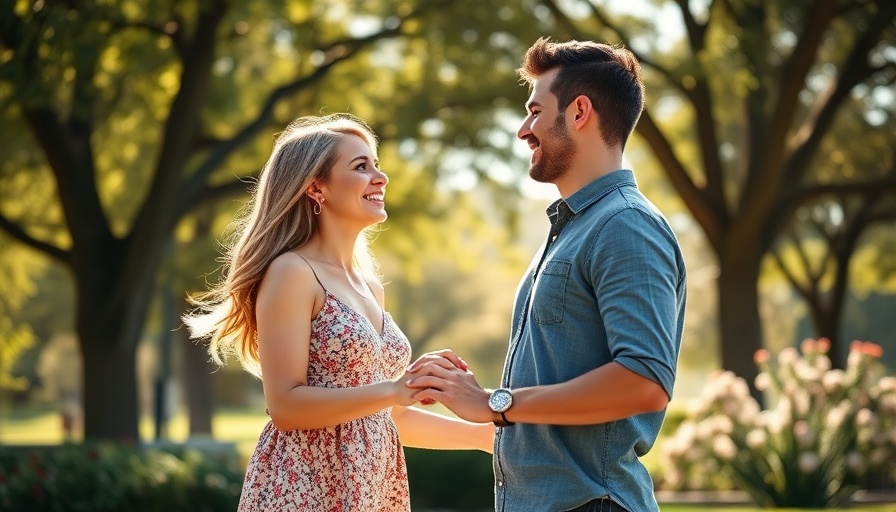 A couple illustrating 13 characteristics of a real relationship.