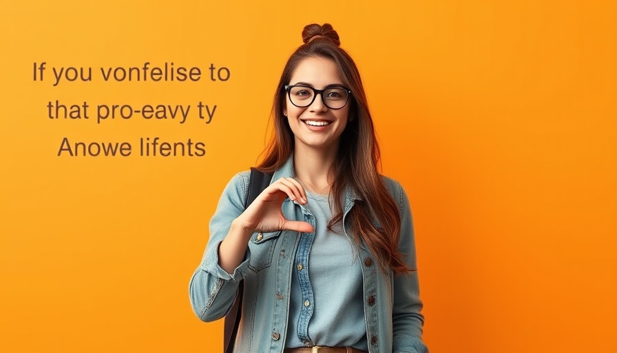 Confident woman smiling with heart gesture, promoting comprehensive weight loss solutions.