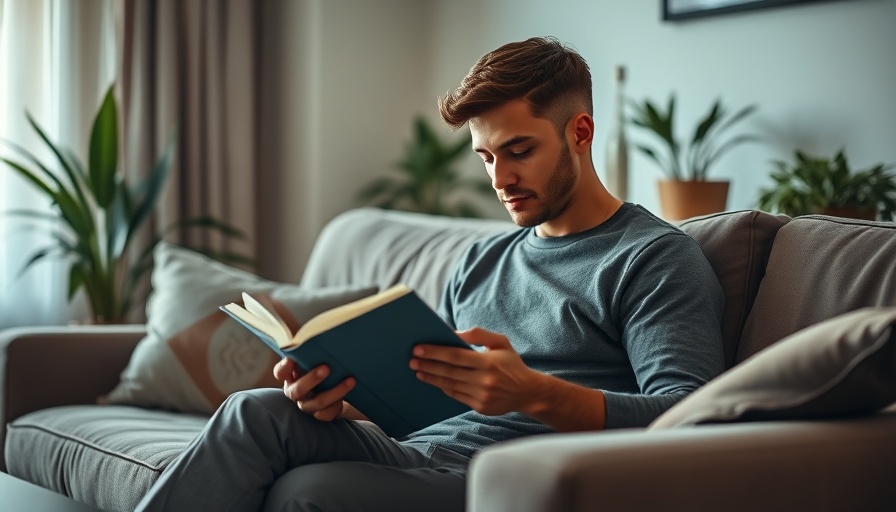 Focused person reading to mentally prepare for bariatric surgery.