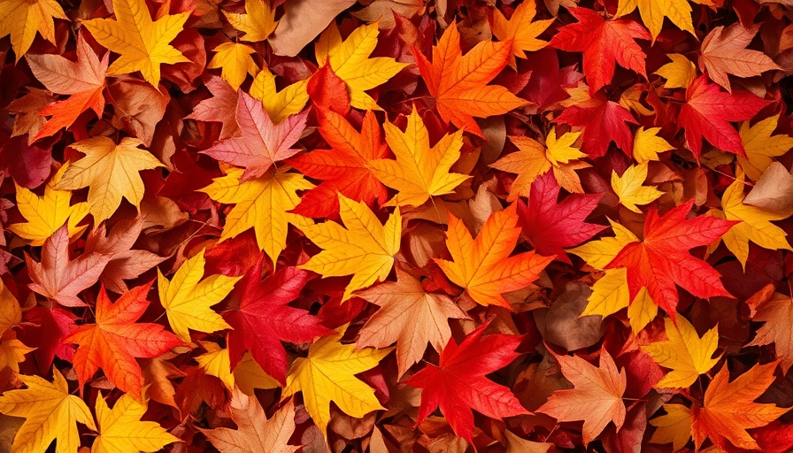 Colorful autumn leaves represent fall weight loss strategies.