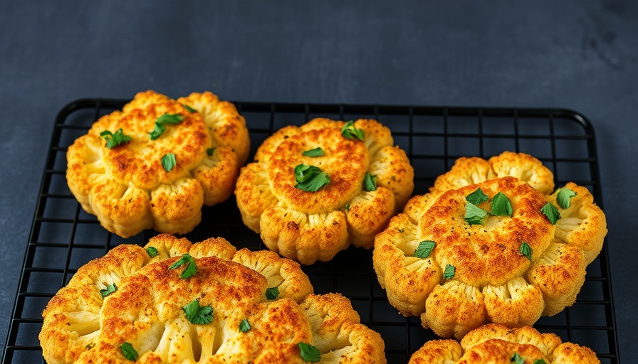 Crispy baked cauliflower steaks for effective weight loss programs.