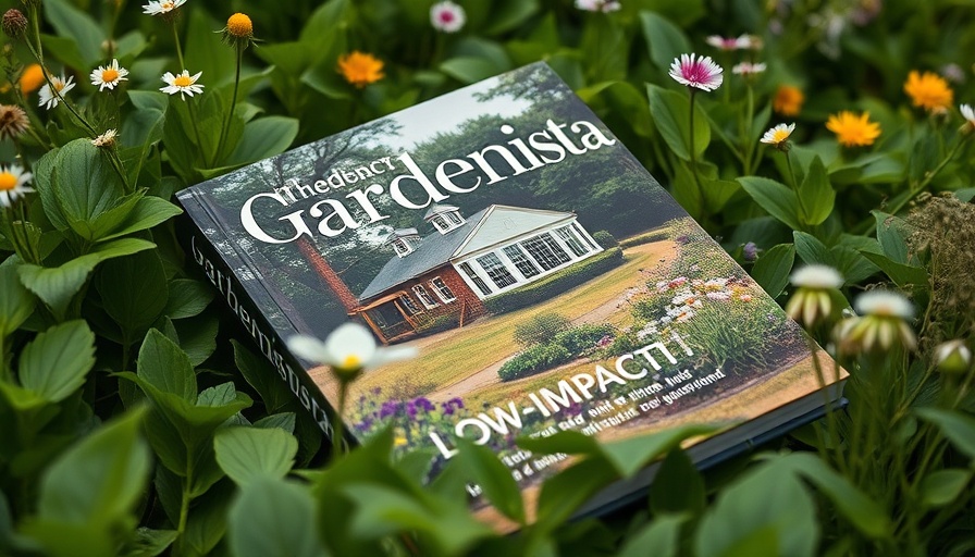 Book 'Gardenista' on greenery, promoting sustainable gardening.
