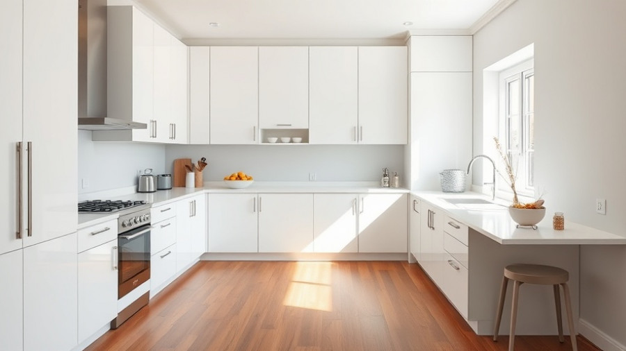 Chic space-saving kitchen with modern design.