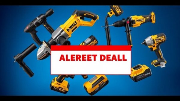DeWalt Tool Clearance Deals alert showing power tools.