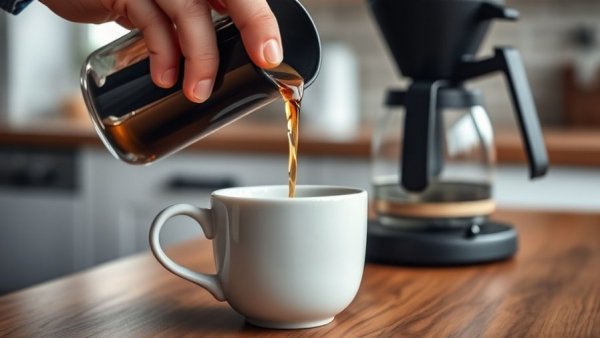 Hand pouring coffee from carafe into mug, Best Coffee Makers of 2025.