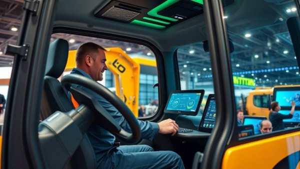 AI-driven construction technology for homeowners showcased in an all-electric machinery