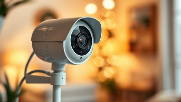 Compact security camera for renter-friendly security upgrades.