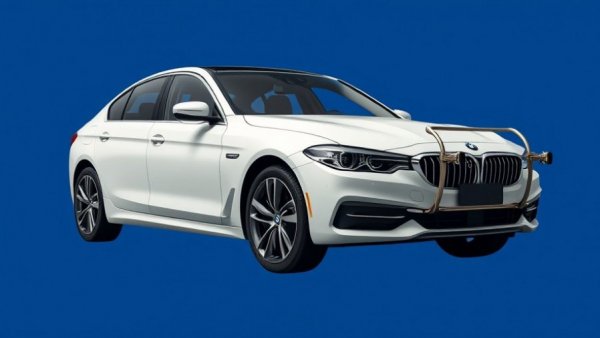 Beware of AI car listing scams with car in a bear trap.